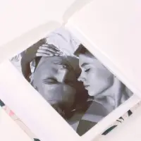 Фотоальбом на 100 фото 10х15 см "Цветы и пальмовые листья" текстиль 5х12,5х16,5 см