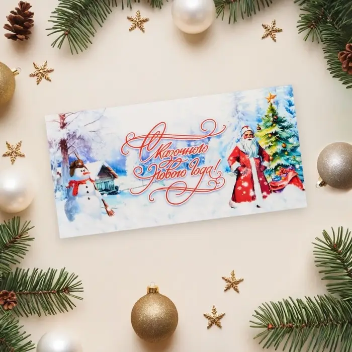 Конверт для денег «Сказочного Нового Года!», 16×8 см Конверт для денег «Сказочного Нового Года!», 16×8 см