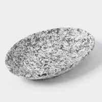 Аксессуары для ванной Доляна &laquo;Гранит&raquo;, 3 предмета, дозатор 350 мл, мыльница, стакан, серые