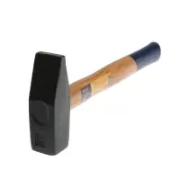 Молоток слесарный ТУНДРА, квадратный боек, деревянная рукоятка, 2000 г