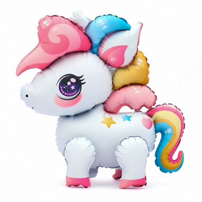 Детская игрушка Шар фольгированный 22 Детская игрушка Шар фольгированный 22" "Малыш единорог", матовый