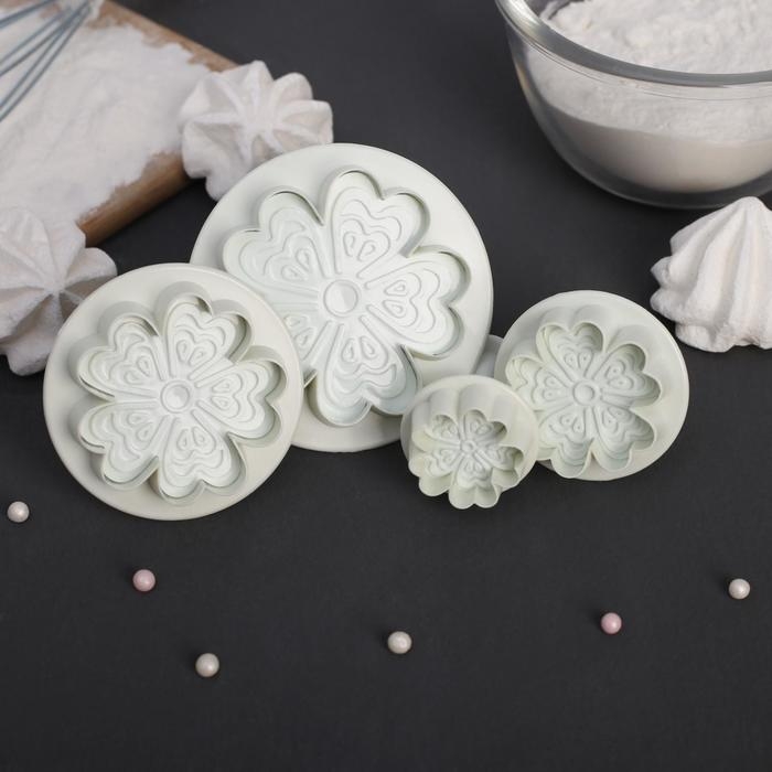 Набор плунжеров кондитерских Доляна «Забава», 4 шт Набор плунжеров кондитерских Доляна «Забава», 4 шт