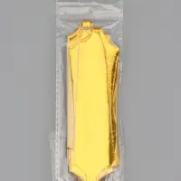 Подарочный бант - шар №3 металлик, цвет золото, для упаковки подарков