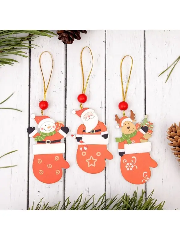 Елочная игрушка Лесная мастерская &laquo;Варежка с сюрпризом&raquo;, односторонняя, МИКС