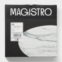 Набор тарелок десертных фафрфоровых Magistro Real Marble, d=21 см, 2 шт