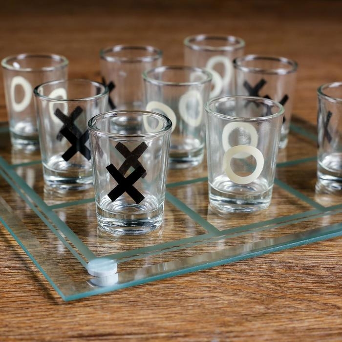 Игра  Игра "Пьяные Крестики-нолики", 9 стопок, доска 20 х 20 см