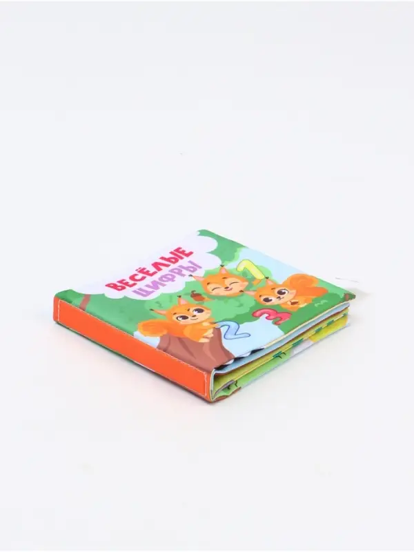 Книжка-шуршалка «Веселые цифры», 12х12 см, Крошка Я Книжка-шуршалка «Веселые цифры», 12х12 см, Крошка Я