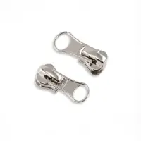 Бегунок для молнии &laquo;Трактор&raquo;, №5, автоматический, 10 шт., цвет никель