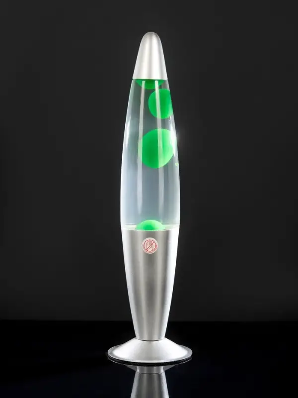 Лава - лампа RISALUX &laquo;Ракета&raquo;, Е14-R39, 30 Вт, 220 В, серебристая, 11&times;11&times;41 см
