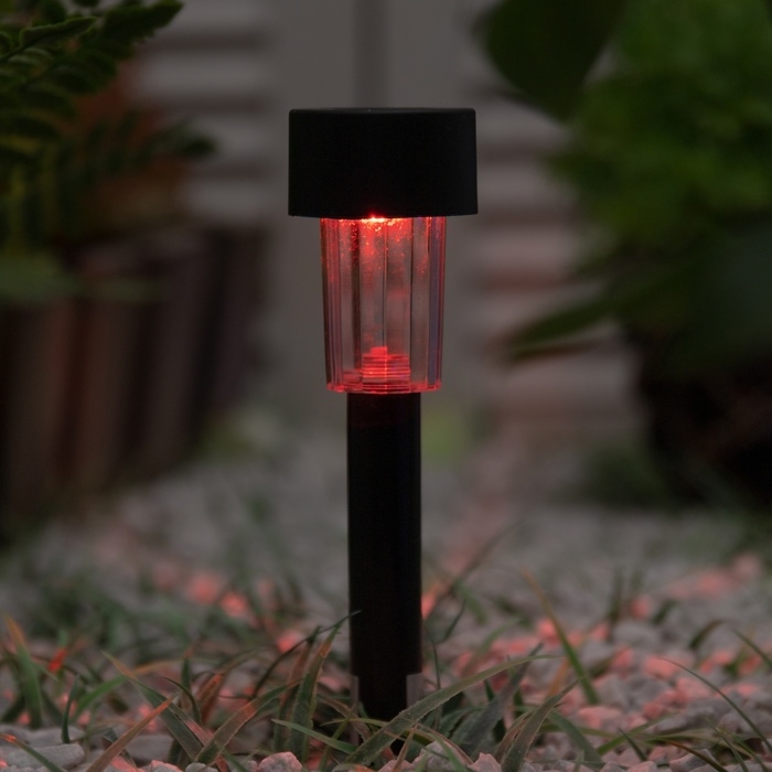 Набор садовых светильников на солнечной батарее «Цилиндр», 4.5 × 30 × 4.5 см, 1 LED, свечение мульти (RGB), 10 шт. Набор садовых светильников на солнечной батарее «Цилиндр», 4.5 × 30 × 4.5 см, 1 LED, свечение мульти (RGB), 10 шт.