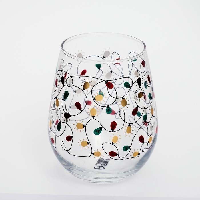 Стакан Стакан "Новогодняя гирлянда", 620 мл