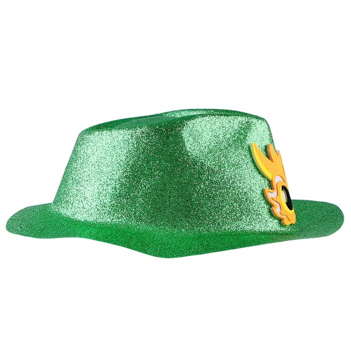 Карнавальная шляпа «Дракон», цвет жёлтый Карнавальная шляпа «Дракон», цвет жёлтый