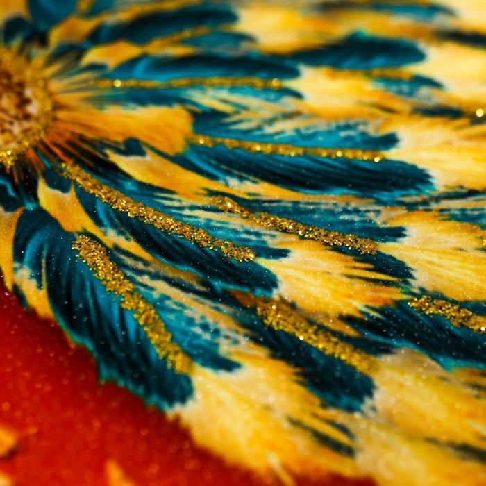 Фотоальбом на 100 фото 13х18 см Фотоальбом на 100 фото 13х18 см "Опахало из перьев и бабочки" в коробке, дерево 29,5х4х23 см 75755