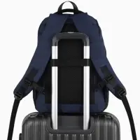 Рюкзак, водонепроницаемое дно, 2 отделения, 3 кармана, 31&times;14.5&times;45 см, синий