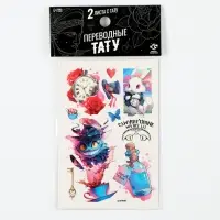 Переводные татуировки детские «Страна чудес», тату — 2 листа