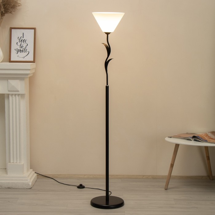 Торшер "Весна" 1х15Вт Е27 МОДЕЛЬ: BR 01017 черный/белый