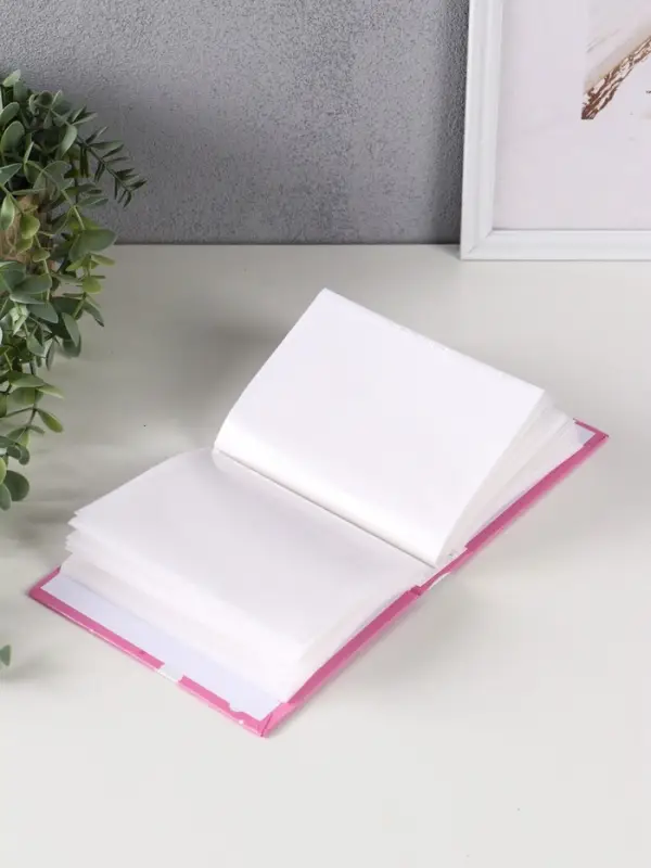 Фотоальбом 100 фото "Аист" 10X15см, ПП карм., розовый