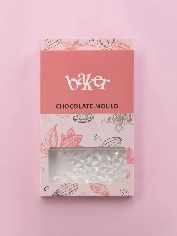 Форма для шоколада KONFINETTA &laquo;Иней&raquo;, пластик, 27.5&times;17.5&times;2.5 см, 3 ячейки 15.3&times;7.5&times;0.8 см, прозрачная