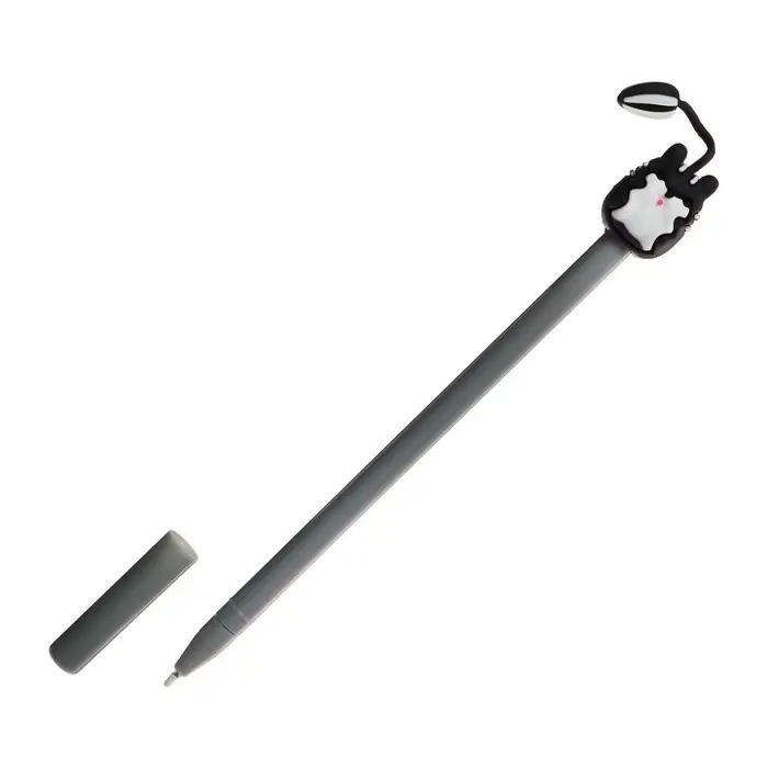 Ручка-прикол &laquo;Зверушки&raquo;, чёрный стержень, гелевая, МИКС