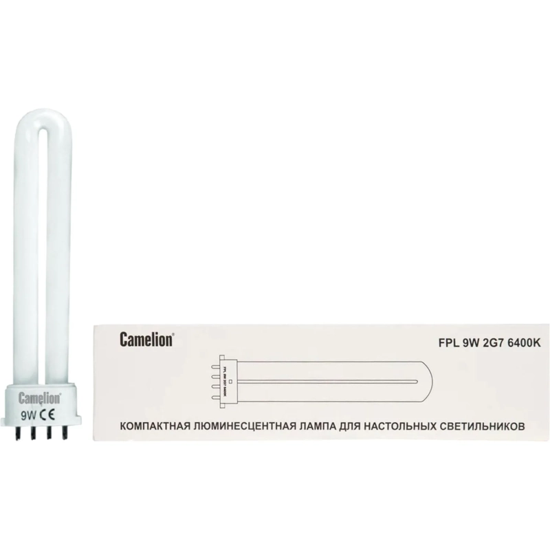 Лампа люминесцентная компактная 9Вт для KD-021 Camelion 10380