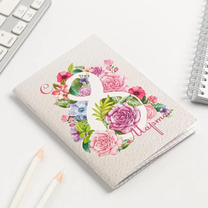 Блокнот «С 8 Марта» на скрепке, А6, 32 листа Блокнот «С 8 Марта» на скрепке, А6, 32 листа