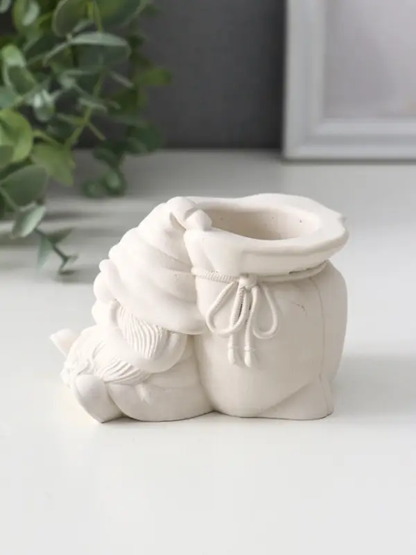 Фигура с подставка для мелочей «Гном с мешком», 6.5×9.5×6.5 см