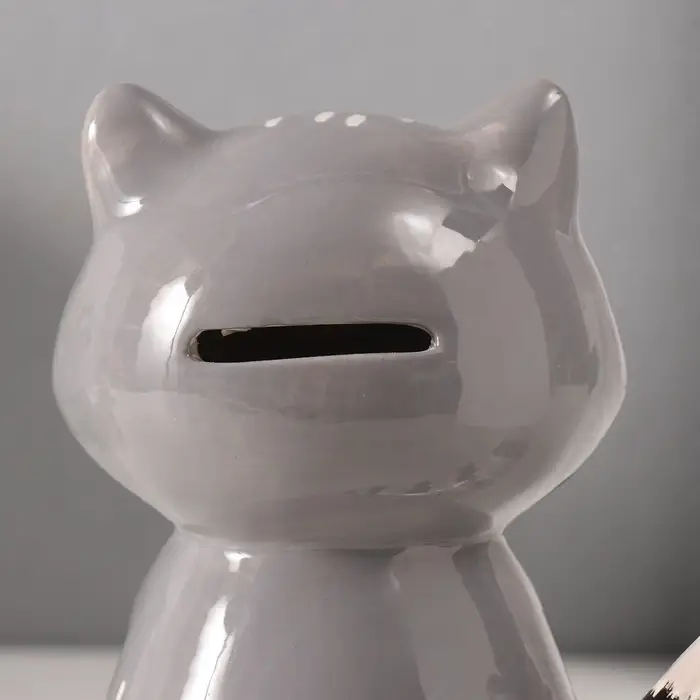 Копилка для денег &laquo;Енот с малышом&raquo;, керамика, 12.3&times;12.5&times;17.7 см