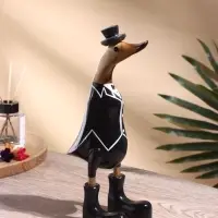 Сувенир &laquo;Утка во фраке&raquo;, 13&times;9&times;29 см, дерево