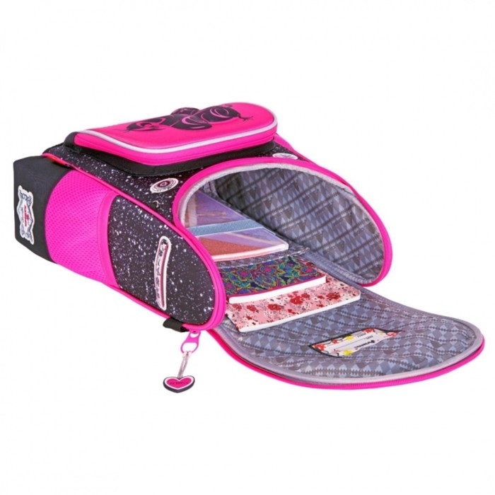 Ранец школьный Стандарт, раскаладной, 35 х 22 х 12 см, Across 191, наполнение: мешок, розовый ACR22-191-8 Ранец школьный Стандарт, раскаладной, 35 х 22 х 12 см, Across 191, наполнение: мешок, розовый ACR22-191-8