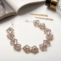 Аксессуар для волос &laquo;Каролин&raquo;, квадраты, 23.5&times;2 см