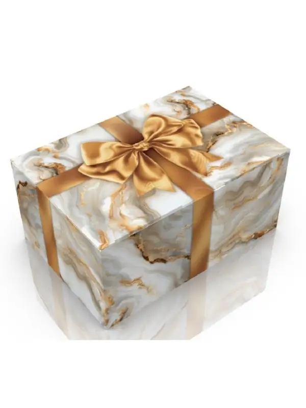 Коробка складная «Золотой бант», 22 х 15 х 10 см Коробка складная «Золотой бант», 22 х 15 х 10 см