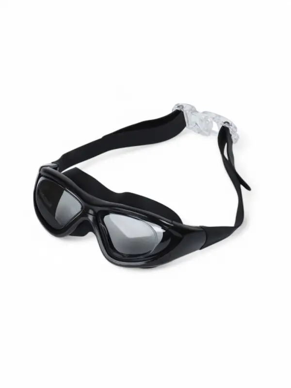 Очки для плавания ONLYTOP, беруши, цвет чёрный