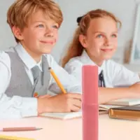 Пенал - тубус Calligrata &laquo;Прованс&raquo;, 40&times;195 мм, пастельные цвета, пластик, МИКС