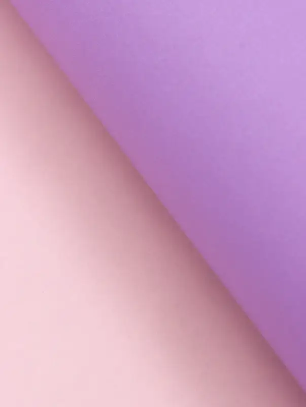 Бумага упаковочная крафт, двусторонняя, розовый, фиолетовый, 0.68&times;10&plusmn;5% м