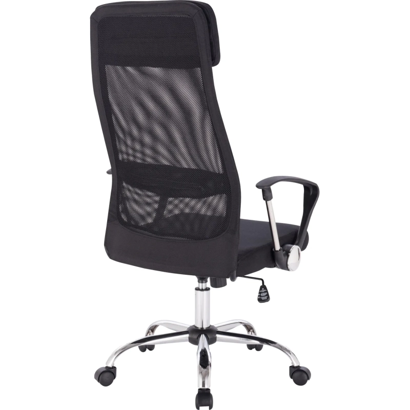 Кресло BN_Sp_EChair-589 TC сетка/ткань черный, хром