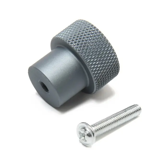 Ручка-кнопка CAPPIO PK328, d=23 мм, цвет графит Ручка-кнопка CAPPIO PK328, d=23 мм, цвет графит