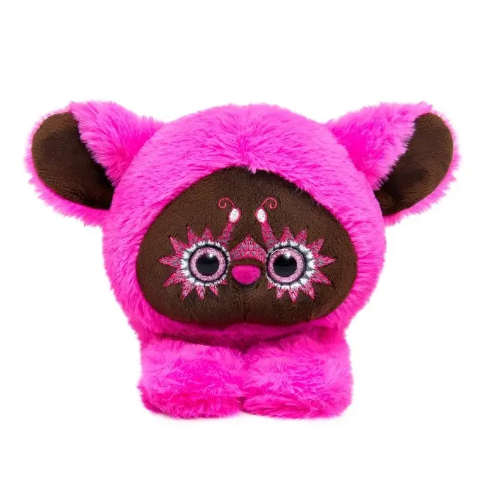 Мягкая игрушка "Тёко на 2 браслетах", фуксия, 25 см LRta-051