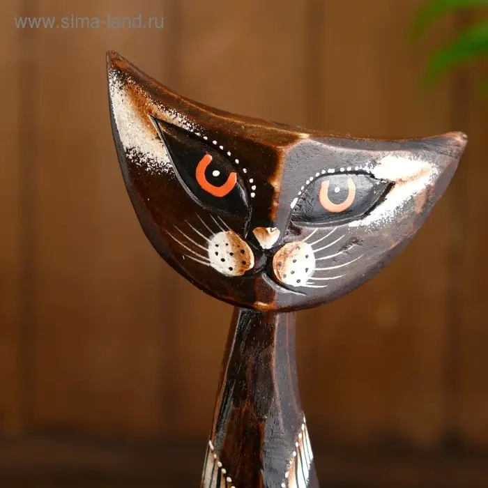 Сувенир дерево "Лунный кот" 35х28х5 см