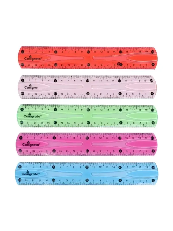 Линейка гибкая, силикон, 20 см, МИКС Линейка гибкая, силикон, 20 см, МИКС