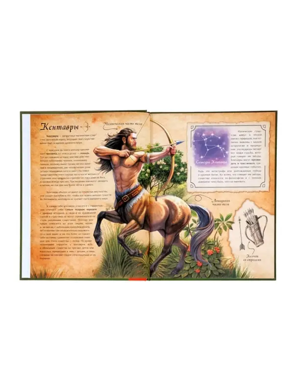 Книга в твёрдом переплёте  Книга в твёрдом переплёте "Большой альманах волшебных существ", 120 стр