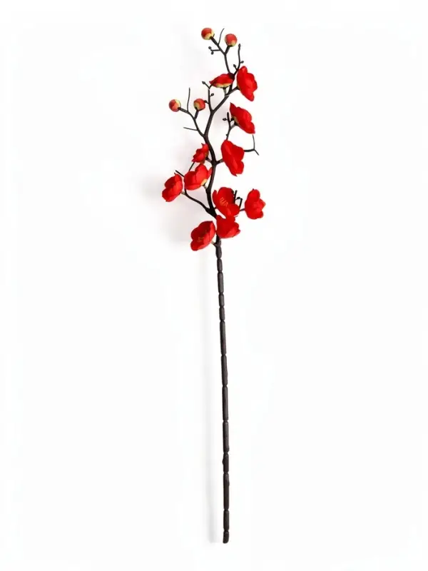 Цветы искусственные &laquo;Ветка сакуры&raquo;, 3&times;60 см, красные
