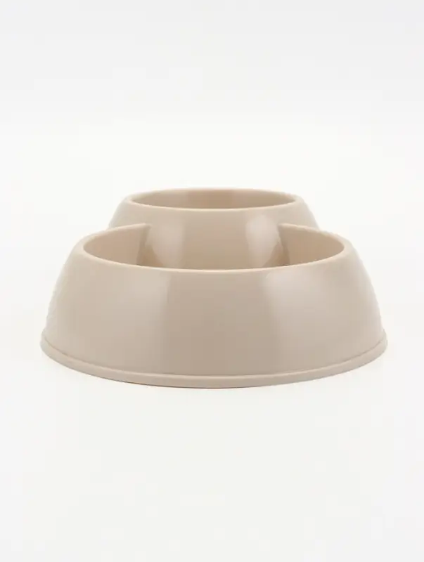 Миска двойная для животных ALTA, 630/430 мл, цвет МИКС