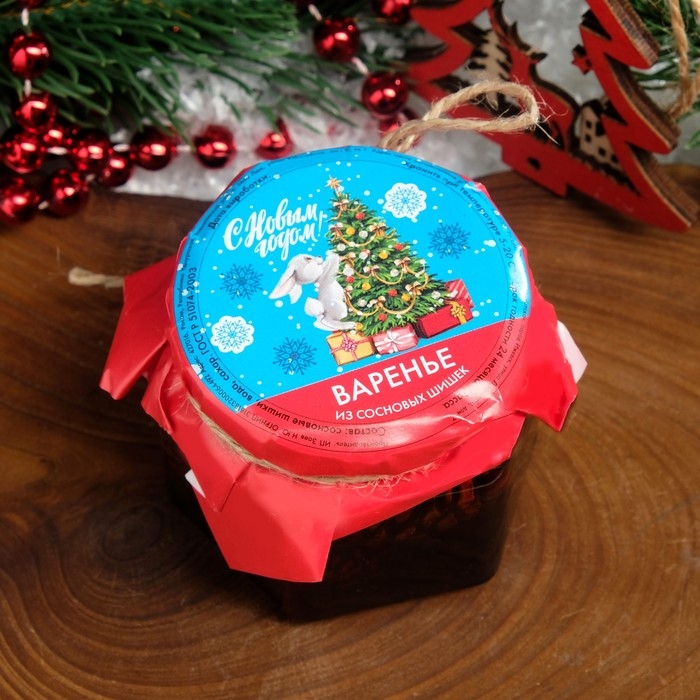 Варенье Варенье "Заяц с Ёлкой" из сосновой шишки, 100 мл