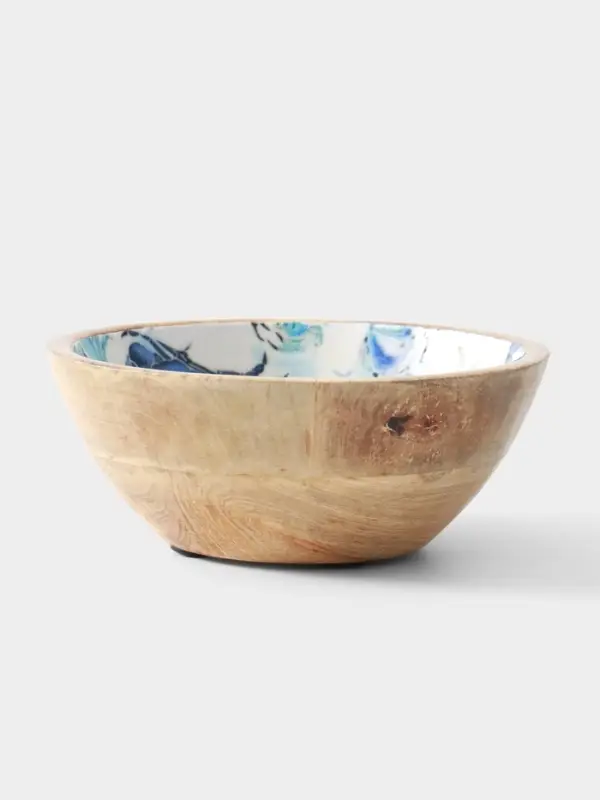 Салатник &laquo;Крабы&raquo;, 17.5&times;17.5&times;6.5 см, дерево манго