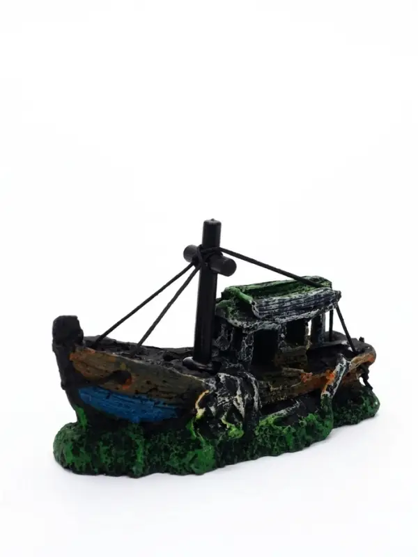 Декор для аквариума &laquo;Корабль с мачтой&raquo;, 12&times;5.5&times;9.5 см