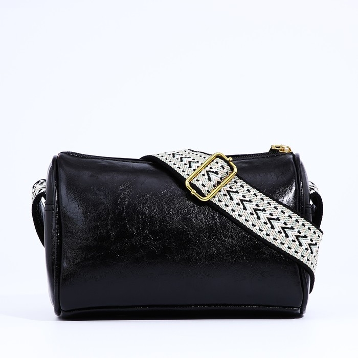 Сумка кросс-боди на молнии, цвет чёрный Сумка кросс-боди на молнии, цвет чёрный