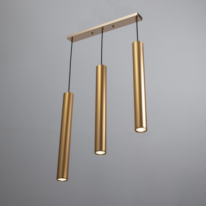 Светильник BayerLux Подвес BayerLuxной "Таурина" 3хLED 15Вт 4000К золото 50х6х50-200см