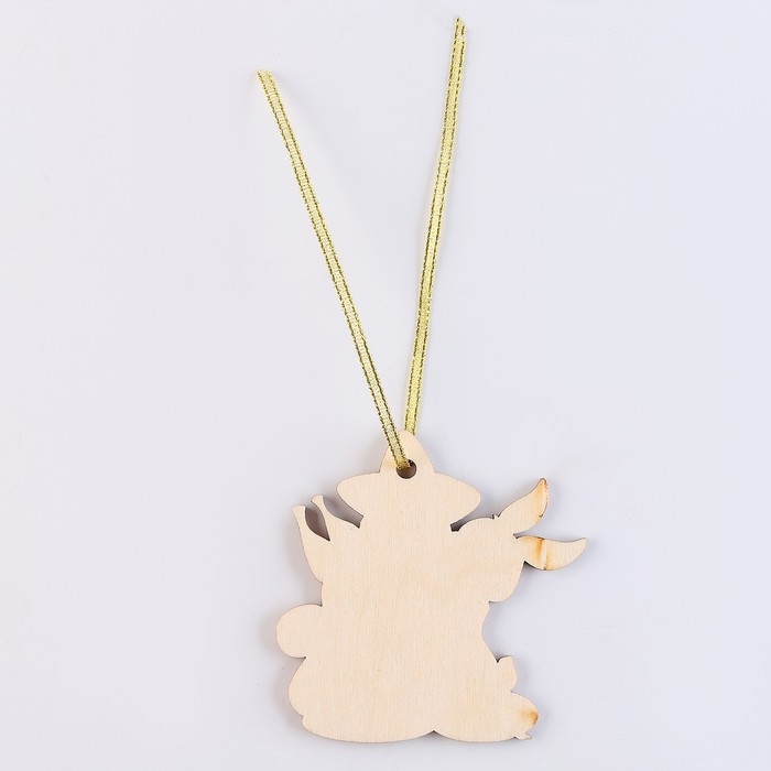 Ёлочная игрушка - подвеска деревянная &laquo;Новый год! Зверята&raquo;