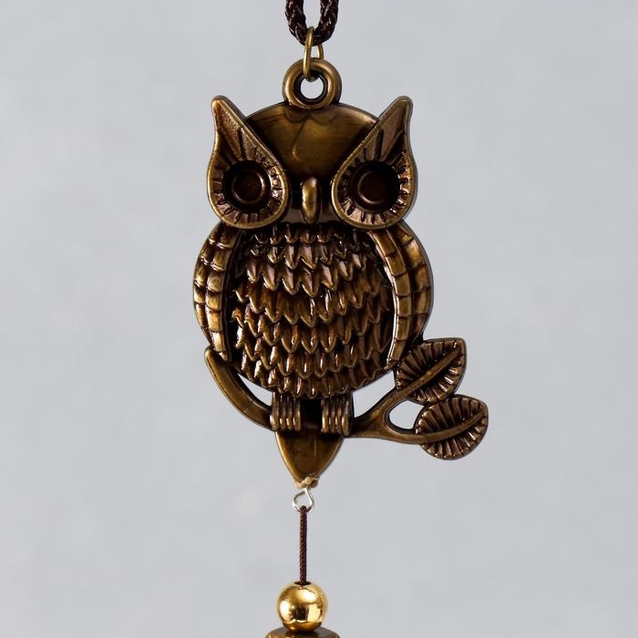 Музыка ветра металл Музыка ветра металл "Филин" 3 колокольчика 37,5 см