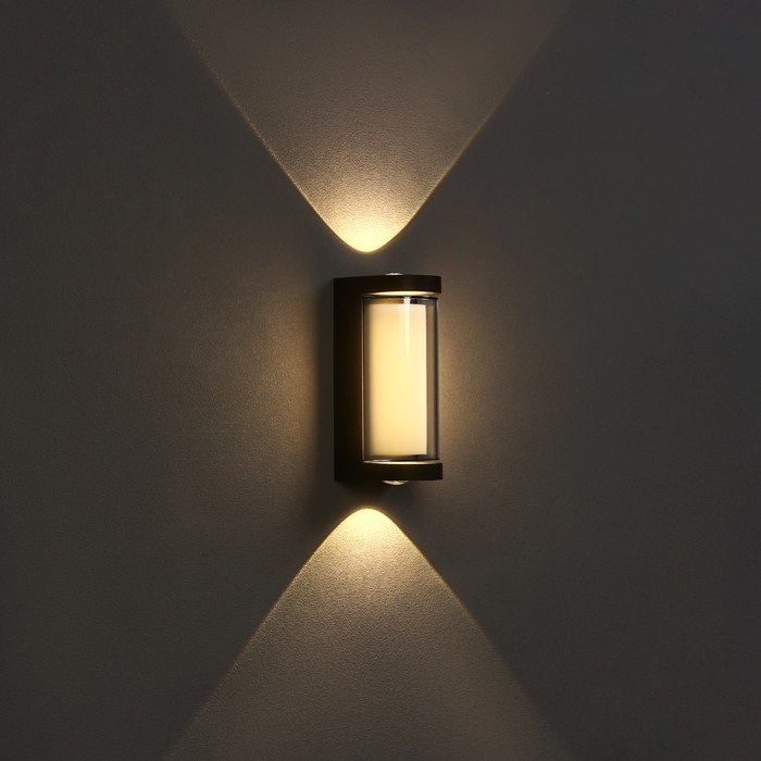 Светильник фасадный «Лампа», FSD-061, 8 Вт, 3000К, IP65, 220 В, пластик, черный Светильник фасадный «Лампа», FSD-061, 8 Вт, 3000К, IP65, 220 В, пластик, черный